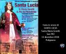 Festa in onore di Santa LUCIA Santa M.Goretti San PIO Putignano 13 12 2018