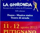 Putignano: presentazione evento "LA GHIRONDA" 11-12 agosto 2015